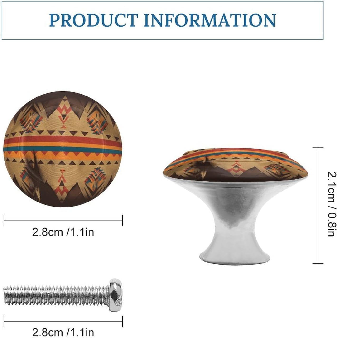 Cabinet Handles Round Drawer Pulls Native American Dresser Knobs for Cabinets and Drawers Handle Kitchen Cabinet Pulls for Bathroom Cupboard Drawers Cabinet Pulls for Kitchen Door