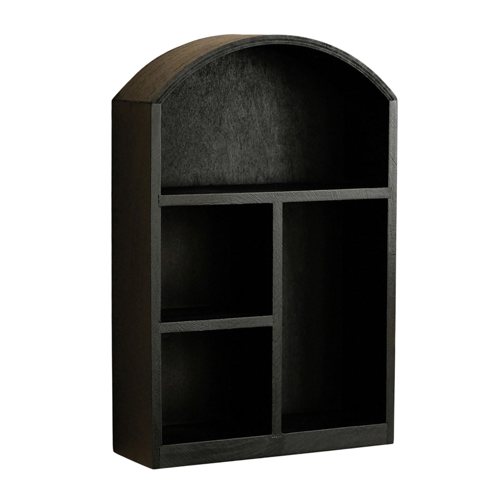 Armoire de rangement de bureau en bois chic avec porte en verre