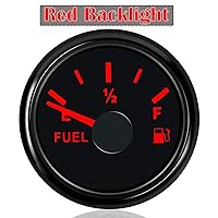 Vista 3 de Medidor de combustible de 0-30 ohmios, medidor de nivel de combustible de 2 pulgadas, medidor de tanque de combustible para automóvil, camión