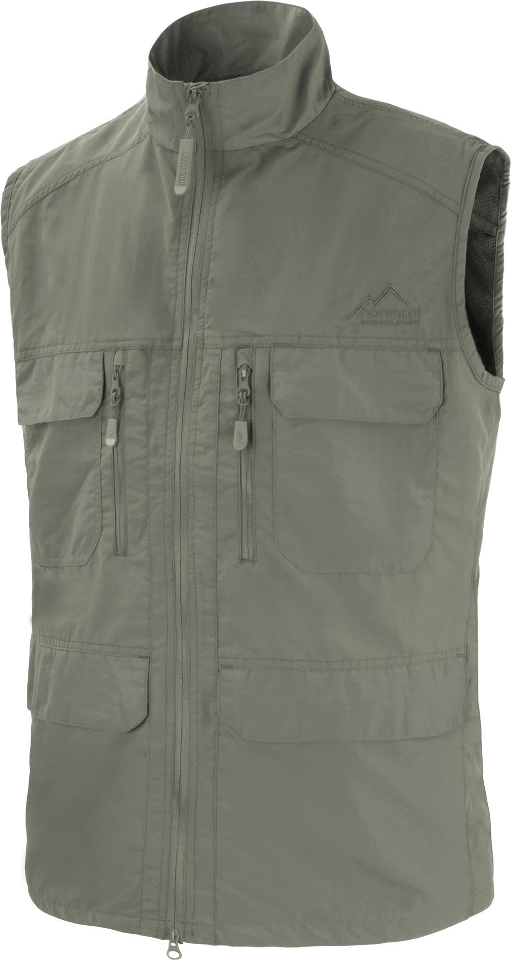 normani Herren Outdoor Sport Weste mit vielen Taschen für Freizeit, Angeln, Jagd oder Safari Tour (XS-5XL)
