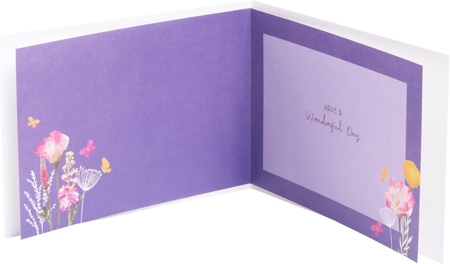 UK Greetings | Birthday Card for Her/Friend | Happy Birthday Gifts | Her, Girls, Women | Blue & Floral Design | With Envelope | 133 x 184 mm