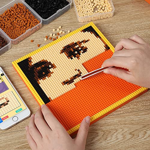 Personalized Mosaic Portrait Custom Building Kit For Adults Kids Bricks Art Customized Your Own Photo Create Picture Unique Gift (Small/7.8"X7.8") #TOP6