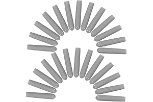 Essential Dishwasher Repair Solution: 100-Pack Rack Protector End Caps in Grey