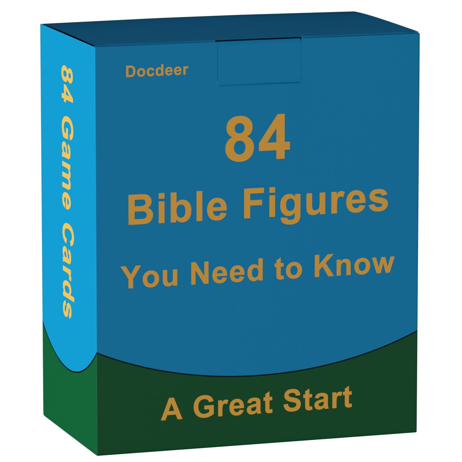Docdeer 84 Bibelfiguren Trivia-Spielkarten für Erwachsene und Familie, tolles christliches Geschenk für Bibelstudium