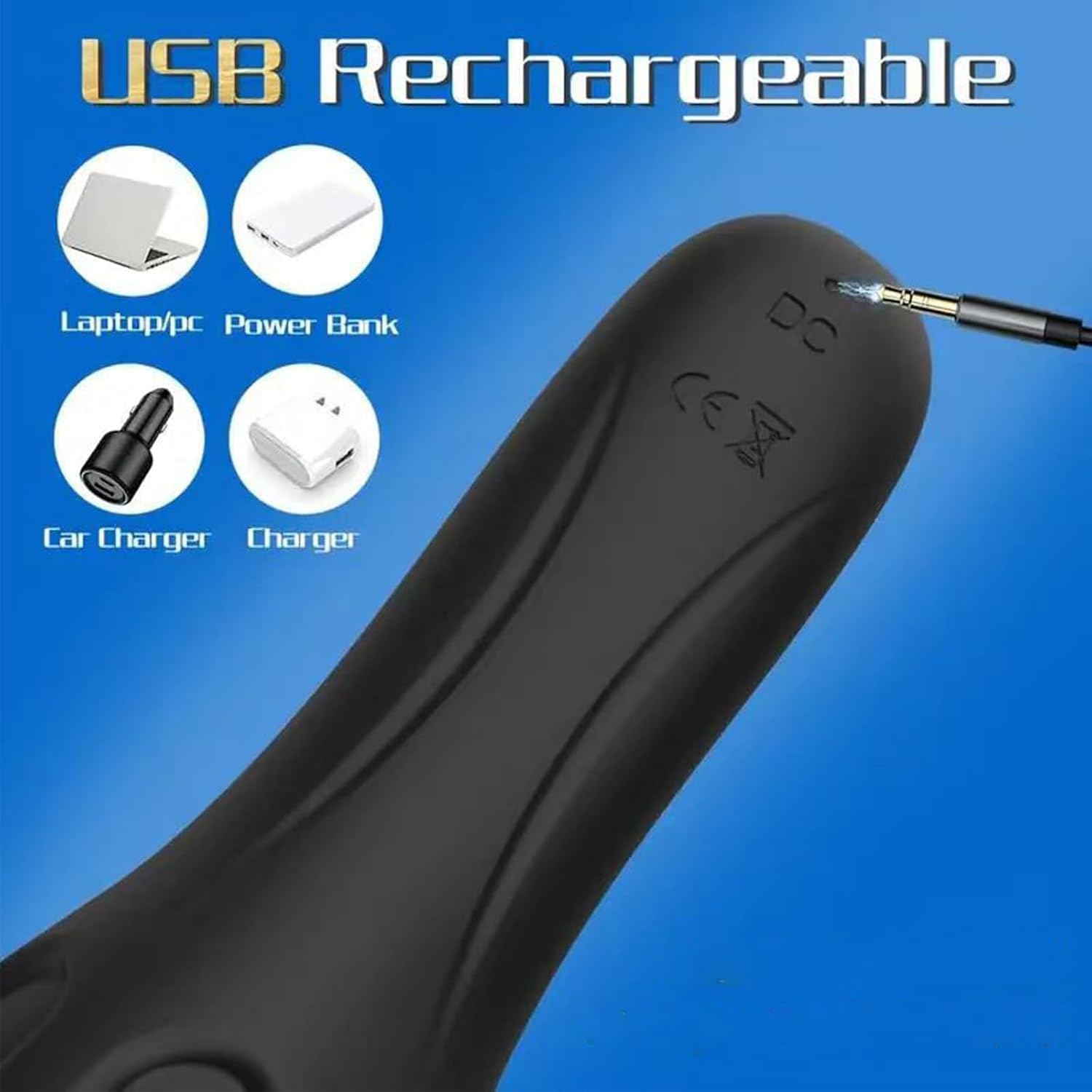 Dispositivo de terapia de onda novedosa para hombres, confianza, disfrutar de resistencia duradera y control completo,1pcs
