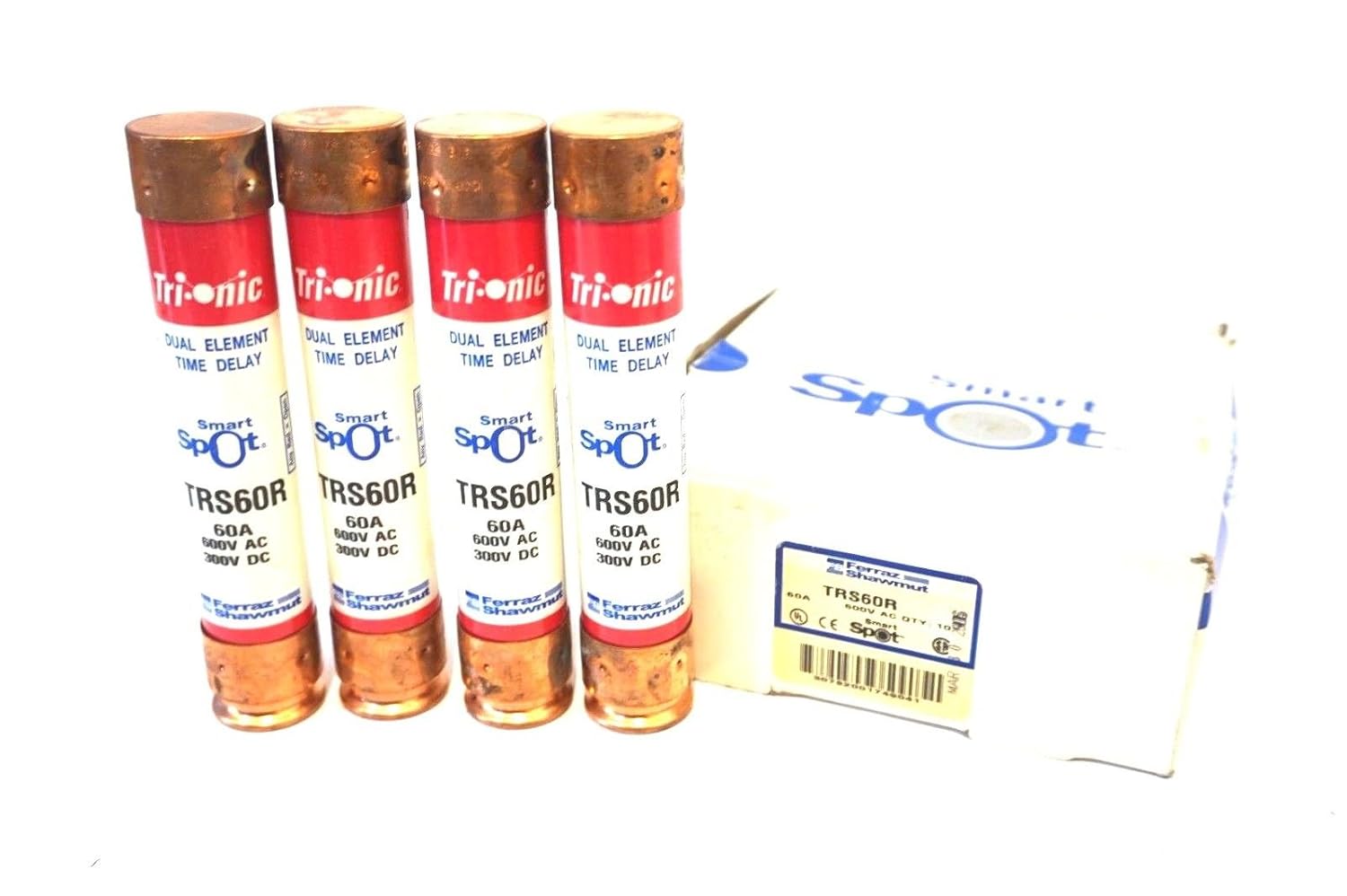 4 NEW - FERRAZ SHAWMUT TRS-60-R FUSES TRS60R