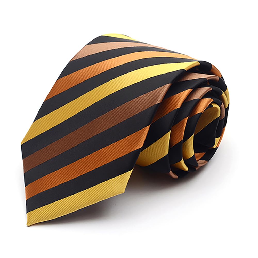 Fashion 3.5'' Ties for Men Business Wedding Necktie 9CM Checkered Striped Plaid Polka Dot Neck Tie Gift Box