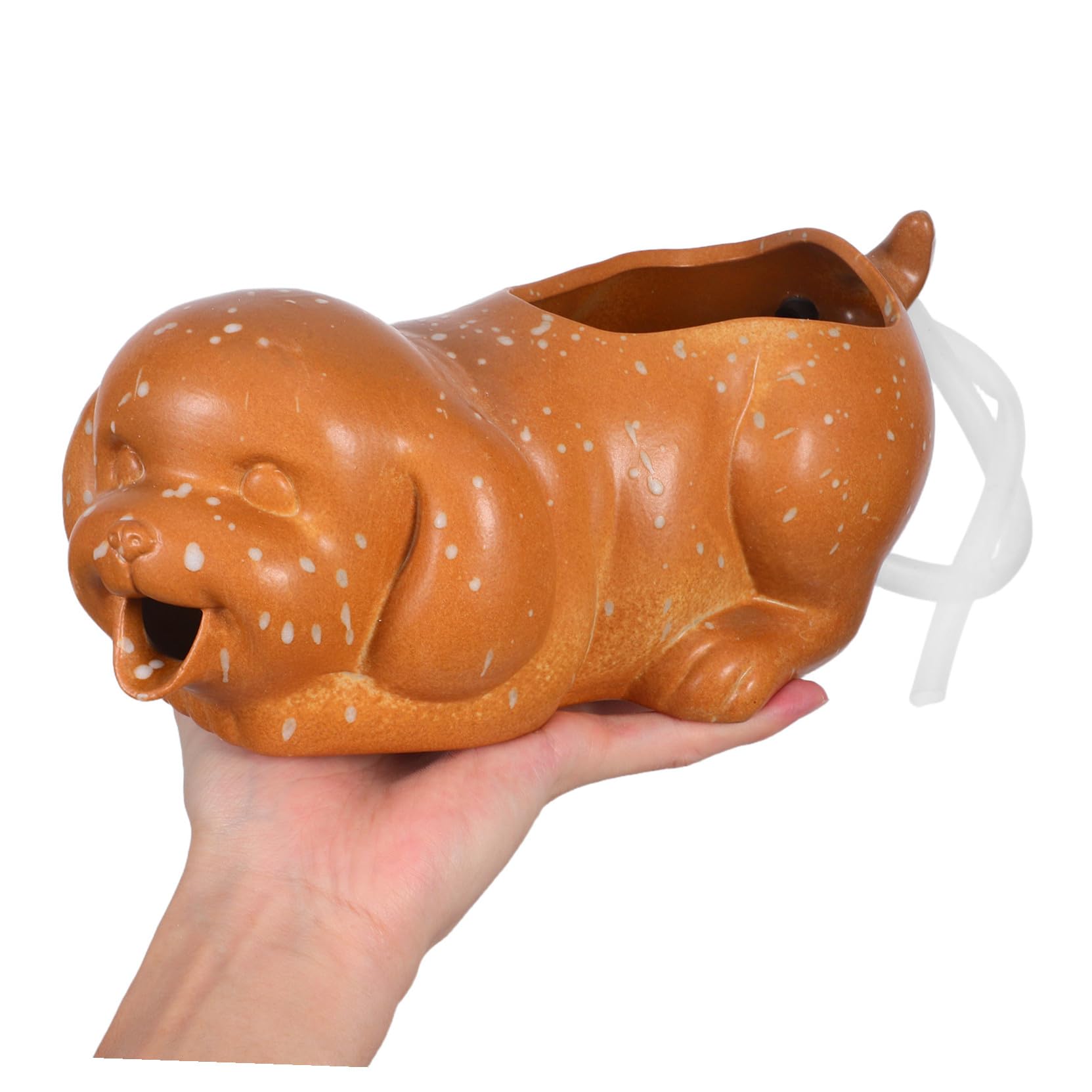 Dekoracje Do Akwarium Fontanny Wodospady Zewnętrzne Słoik Do Dekoracji Ogrodu Fontanna Bonsai Fontanna Ceramiczny Słoik Figurka Ryby
