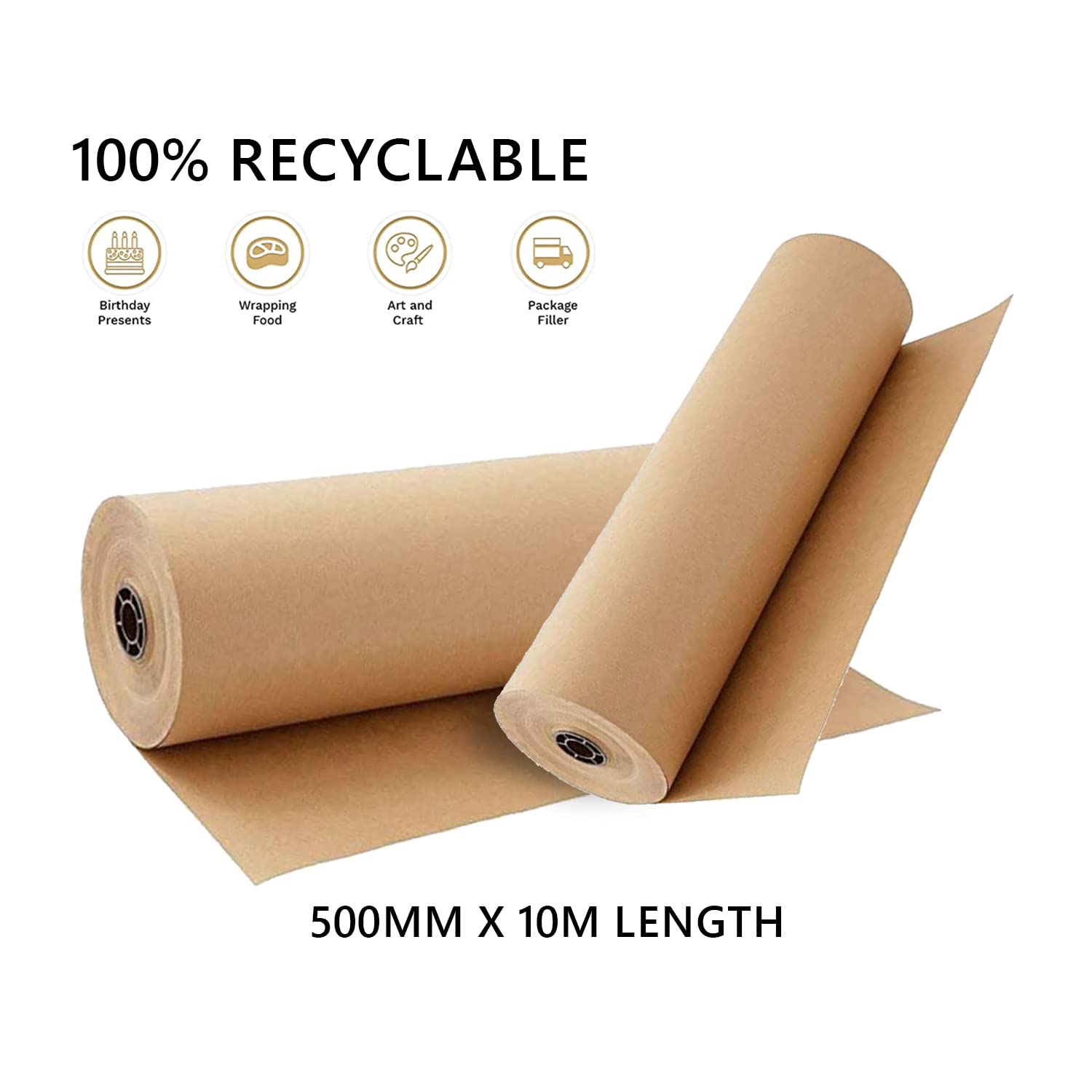 Carta Da Pacco KRAFT 100x500cm - Foto 2