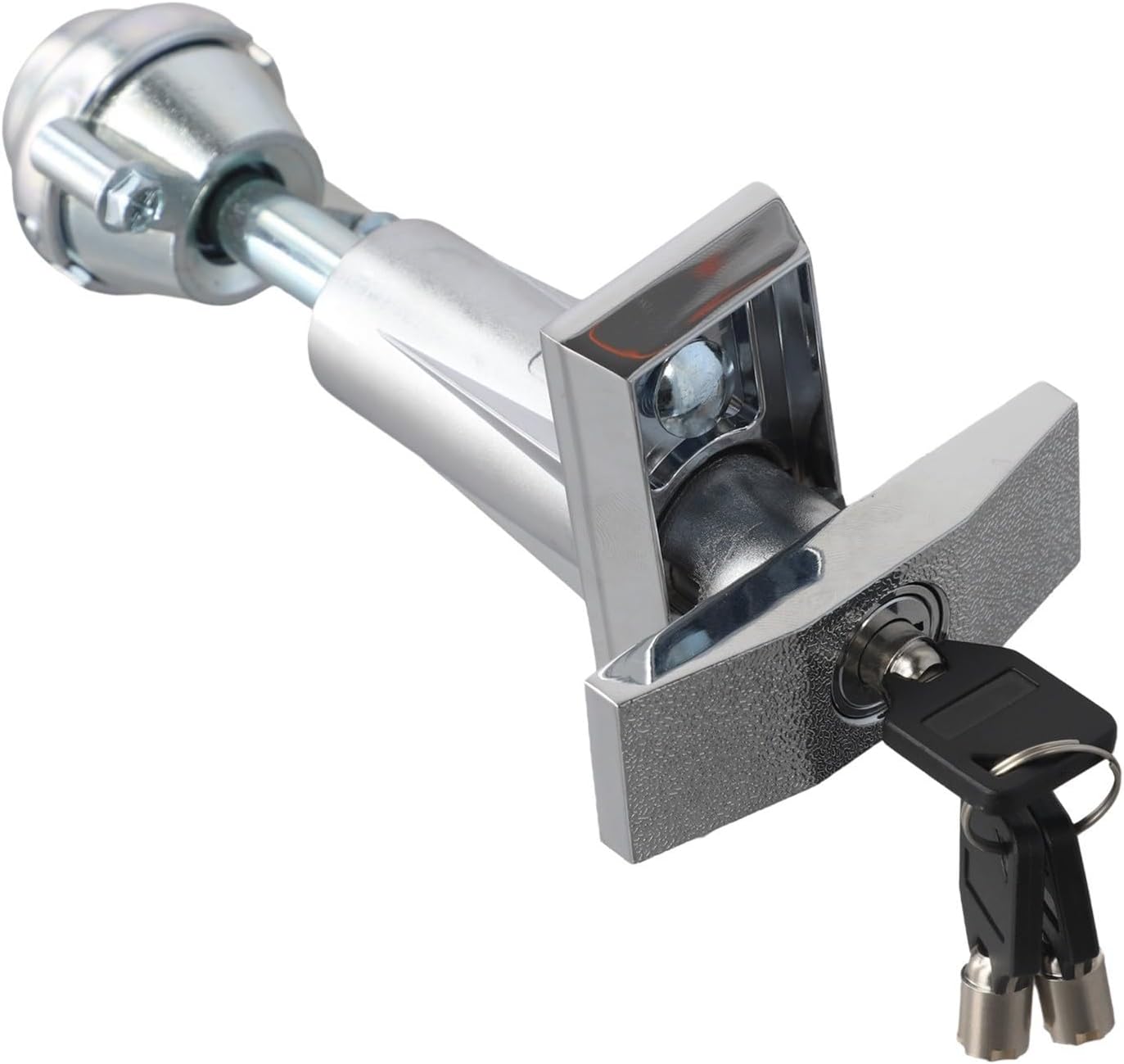 Zinc Alloy T-Type Lock Vending Machines & Dispensers - Anti-Theft Screws, Resistant Outdoor Kiosks, Game Consoles - Silver Finish(Long style lock)