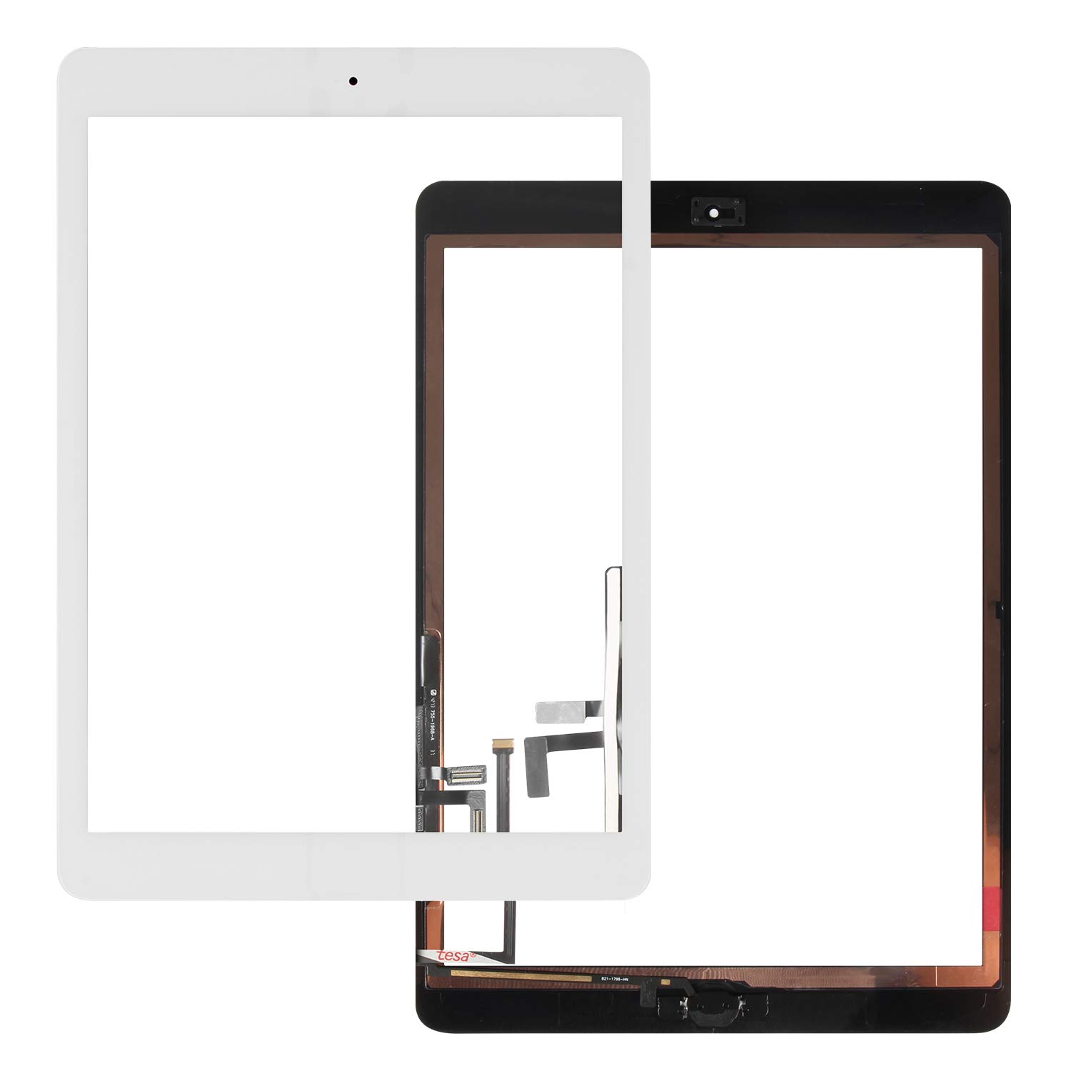 Touchscreen voor iPad 9.7 2017 5e generatie, digitizer touchscreen voor iPad 5 A1822 A1823, front-touchscreen, inclusief reparatiegereedschap, zonder Home-knop Touchscreen voor iPad 9.7 2017 5e generatie, digitizer touchscreen voor iPad 5 A1822 A1823, front-touchscreen, inclusief reparatiegereedschap, zonder Home-knop