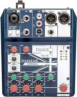 Notepad-5 Small Format Analog Mixer