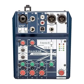 Amazon | Soundcraft Notepad-5 ミキサー | ミキサー | 楽器