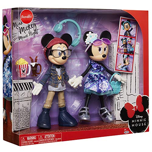 Minnie Mouse – Muñecas Minnie Mouse y Mickey Mouse con Vestimenta de Cine - Muñecas con Preciosos Detalles para Niñas 3 Años +