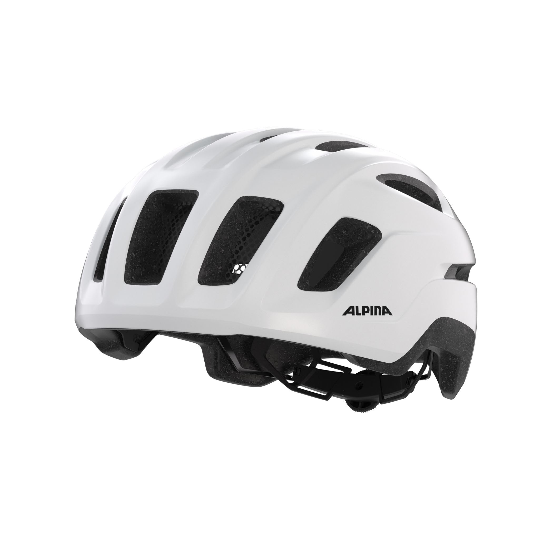 ALPINA Paranus Urban – Casco da bicicletta con luce posteriore a LED, leggero guscio interno Hi-EPS grande ventilazione, regolabile individualmente e rete integrata per insetti