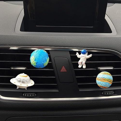 Vista 51 de ZOSTLAND Clip decorativo de coche con diamantes de imitación, ambientadores de automóvil, clip de ventilación de metal, ventilación de aire 2-2