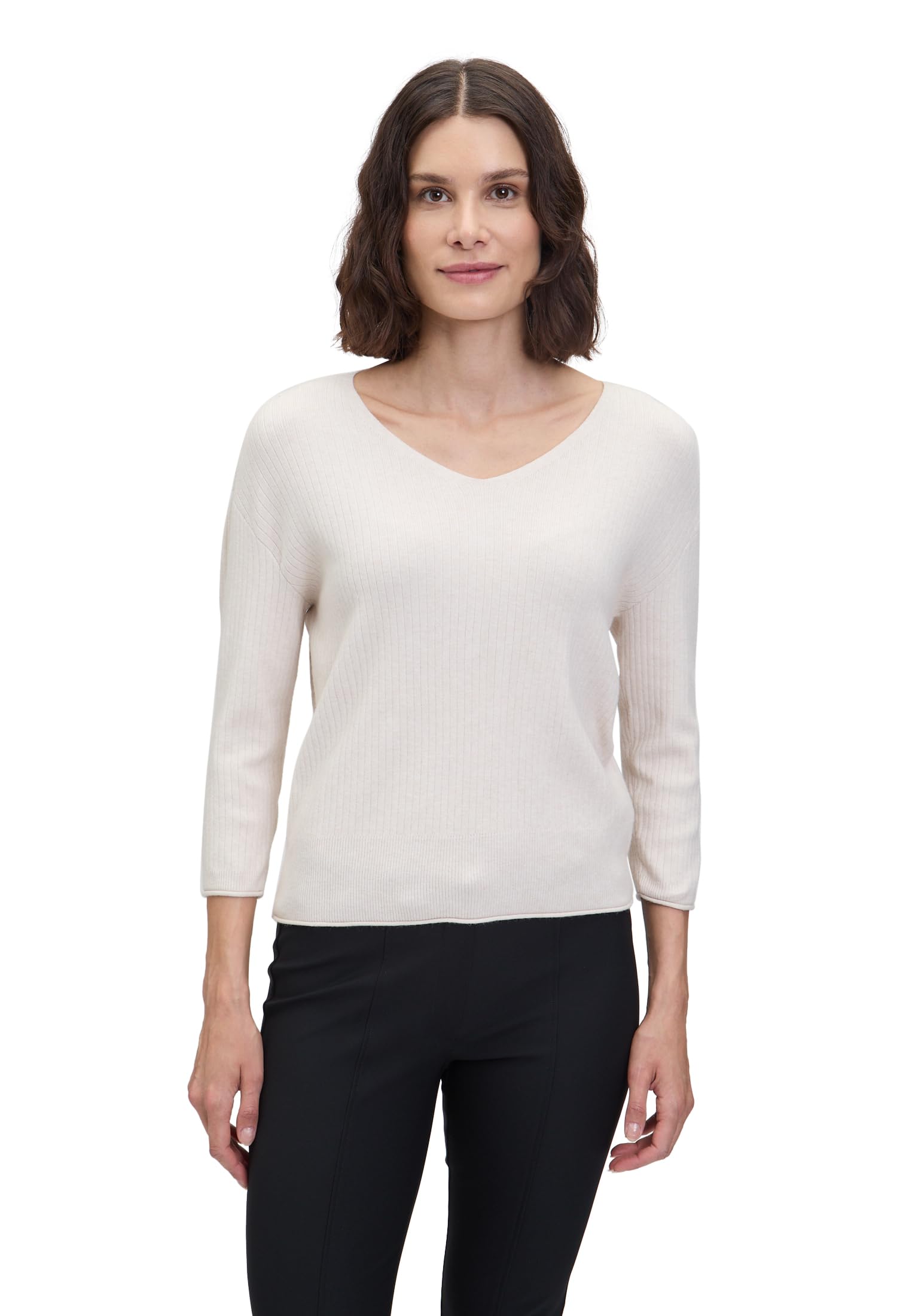 Betty Barclay Damen Feinstrickpullover mit V-Ausschnitt
