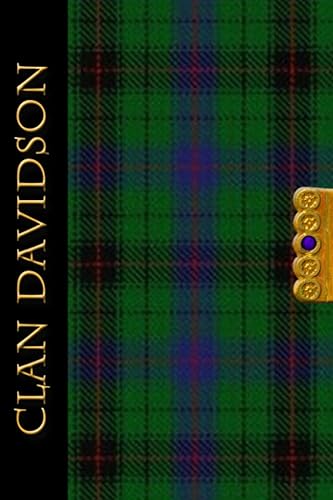 The Clan Tartans Of Scotland Collection - Journal - Davidson: A beautifully designed soft cover blank lined 6 x 9 inches 120 page Journal/Notebook - A perfect Scottish themed gift for any occasion.