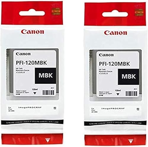 Miniatura 1 de Canon PFI-120MBK 2 Pigmento Negro Mate 4.4 fl oz Tanques de Tinta