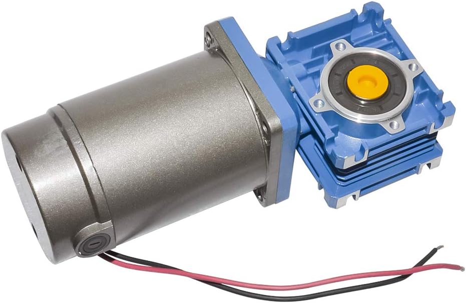 AZSSMUK 90V 72Rpm Turbine Worm Gear Reducer RV030 120W Large Power DC Motor