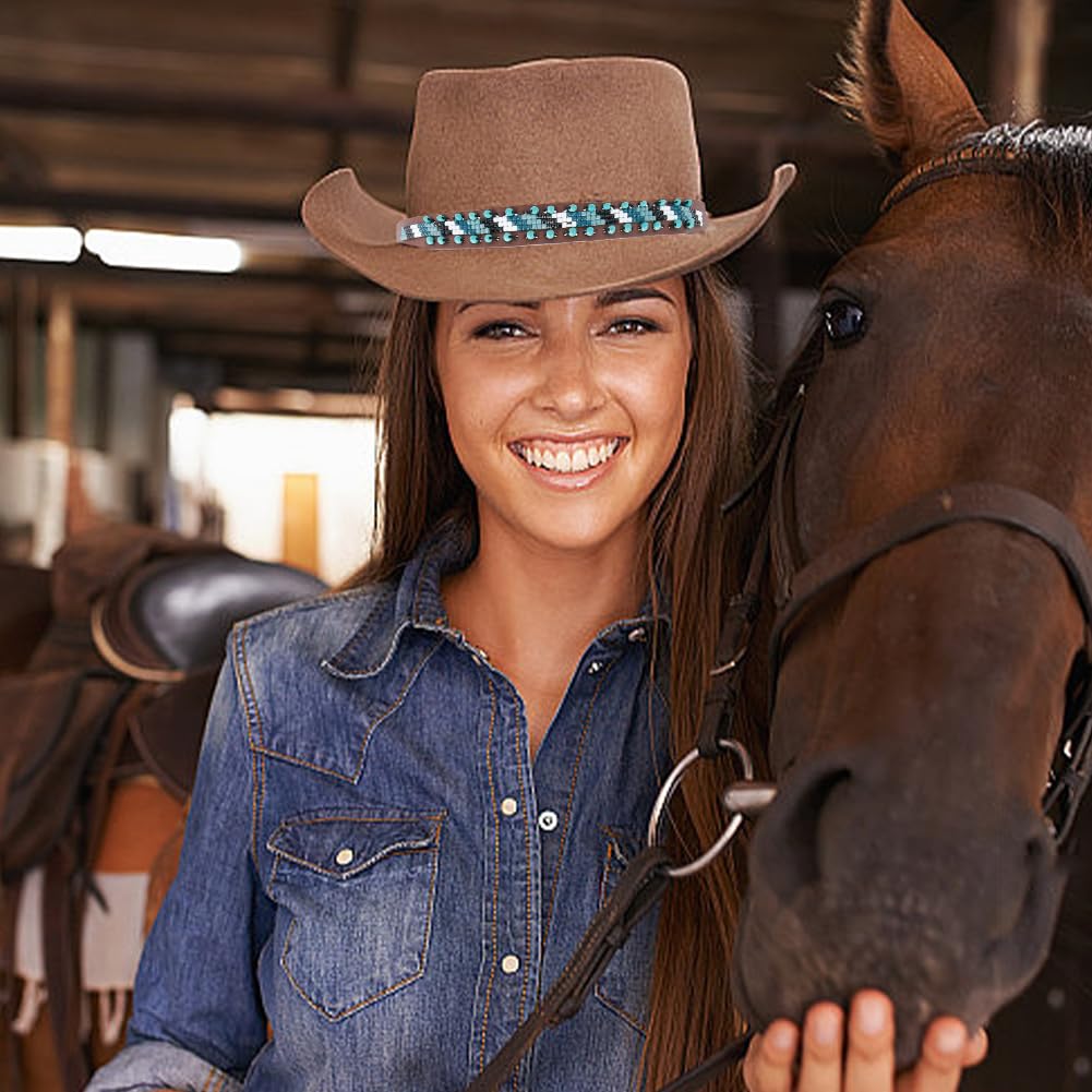 NICENEEDED 3 Bandeau Pour Chapeau De Cowboy. Ceintures De Chapeau De