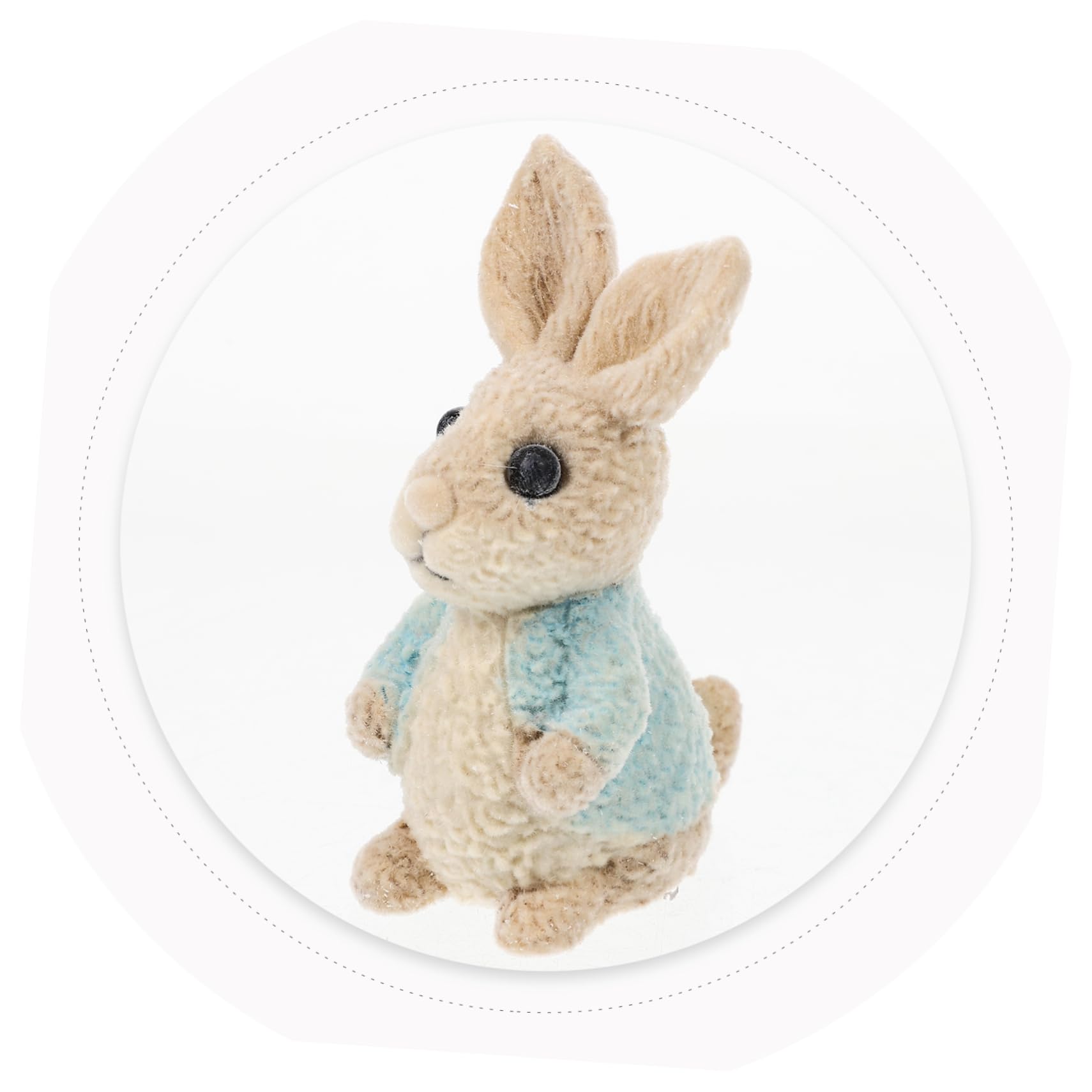 Toyvian Osterhasenfigur aus Kunstharz 3 Stück zur Tischdekoration mit Liebevollem Design
