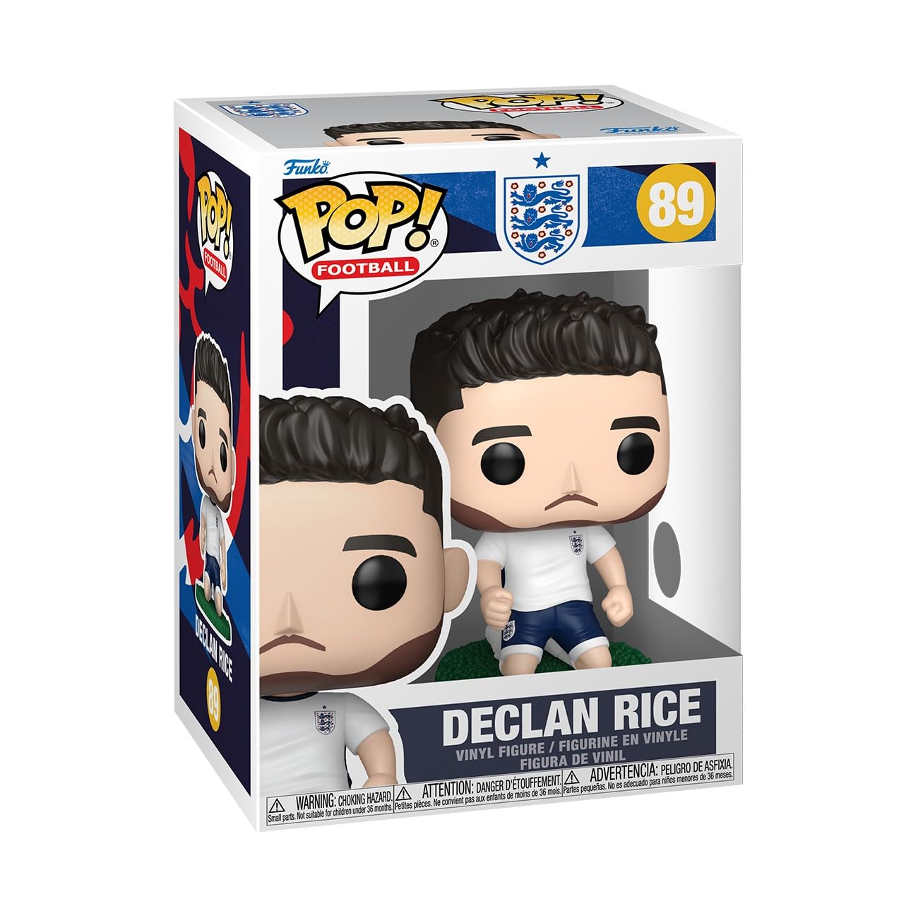 Funko POP! Football: England, Declan Rice, Collectable Vinyl Figure, Gift Idea, Official Merchandise, Toys For Kids & Adults