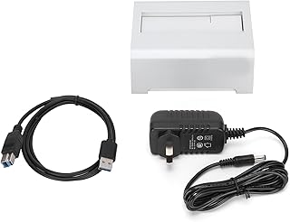 Hard Drive Docking Station, USB 3.0 to SATA Dual Bay External Hard Drive Dock with Offline Clone Duplicate Function, 5Gbps HDD Docking Station for 2.5/3.5inch SATA HDD/SSD