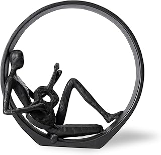 Guitar Figurines Home Decor - Music Decorations for Home, Musician Player Collectible Figurine,Guitar Statue/Sculpture Gifts for Women and Men