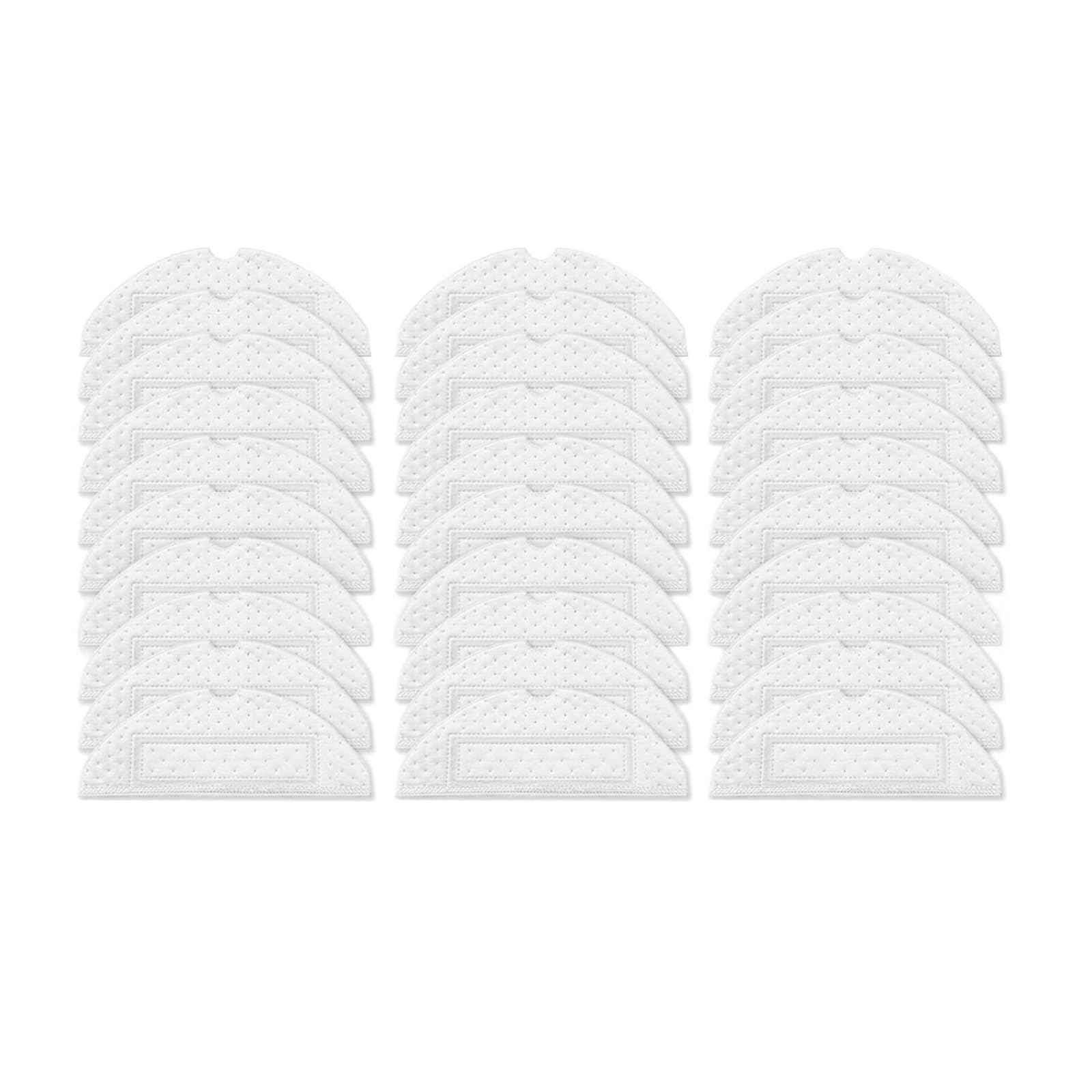 Kvcccss Set4 Disposable Mop Cloths Rag ，Compatible For Roborock， S7