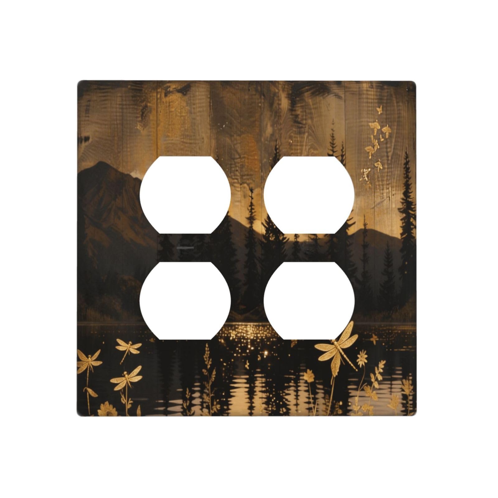 Geometric Outlet Covers - Mondrian Style Art -20