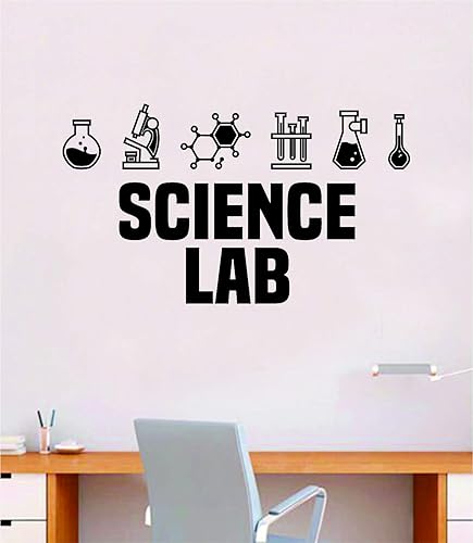Miniatura 1 de Science Lab V2 - Adhesivo decorativo para pared, decoración de habitación, cita inspiradora, niño, niña, bebé, química, escuela, enseñar, clase,
