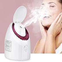 Vaporizador Facial Profissional Com Luz Ultravioleta, Instrumento Hidratante De Beleza Com Tanque áGua De 90 Ml, Vaporizador Nano IôNico Para Spa Em Casa Para Limpeza Profunda,White