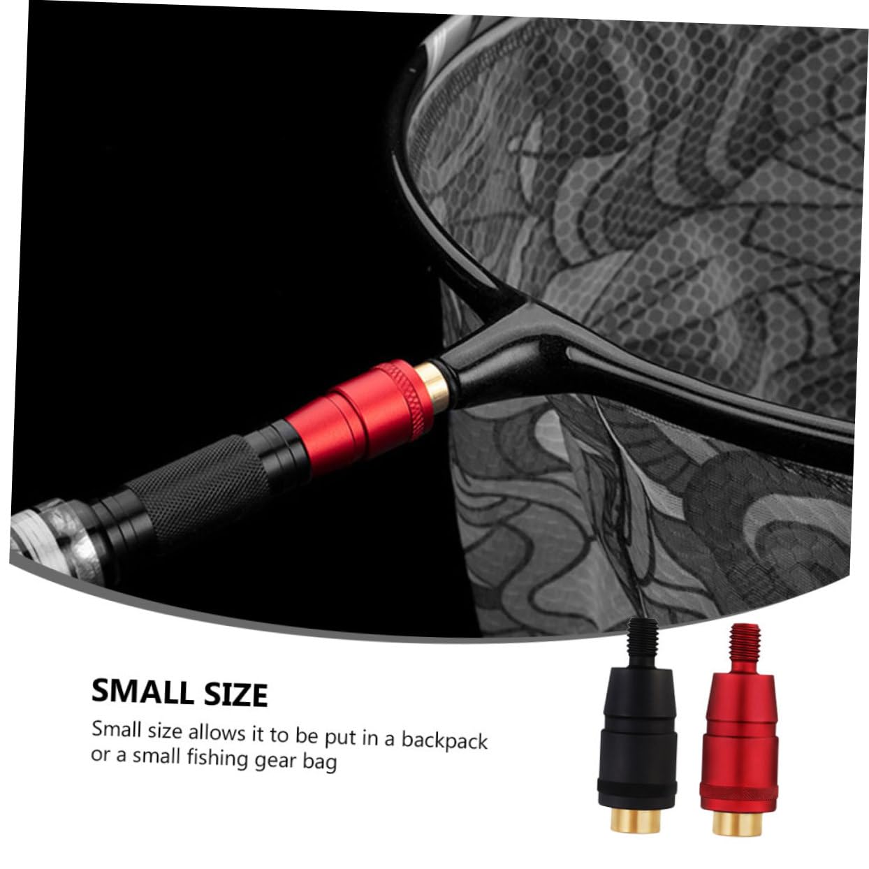 ABOOFAN 5 Set Connettore per Rete da Pesca Connettore per Canna da Pesca Adattatore Universale Giunto per Rete Connettore per Retino da Immersione Lega di 2 Pezzi * 5