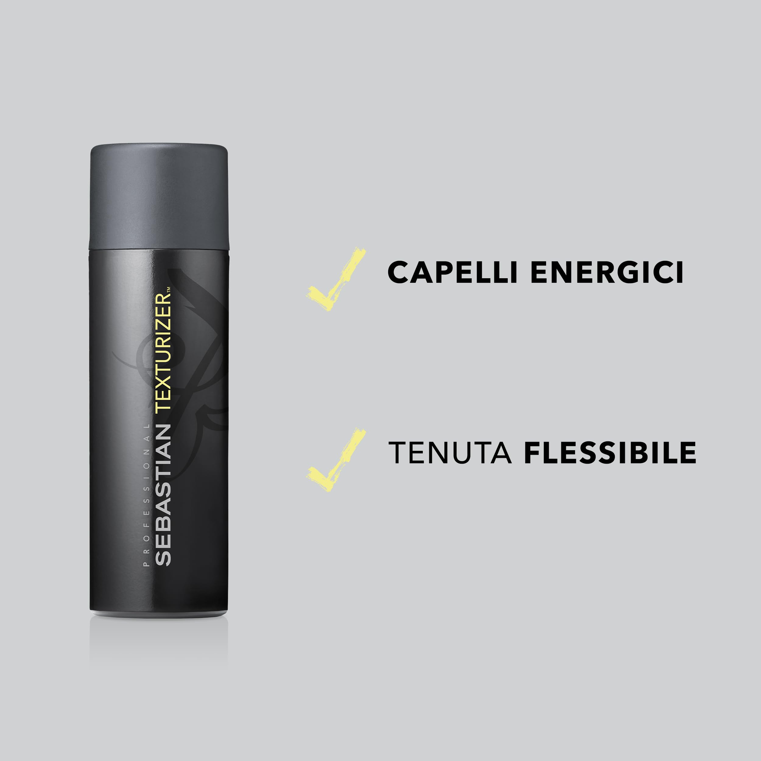 Sebastian Professional Texturizer, Gel Liquido Volumizzante, Stile Definito, Elastico e Lucido Per Tutti i Tipi di Capelli, Styling Ricci Movimentati 150ml
