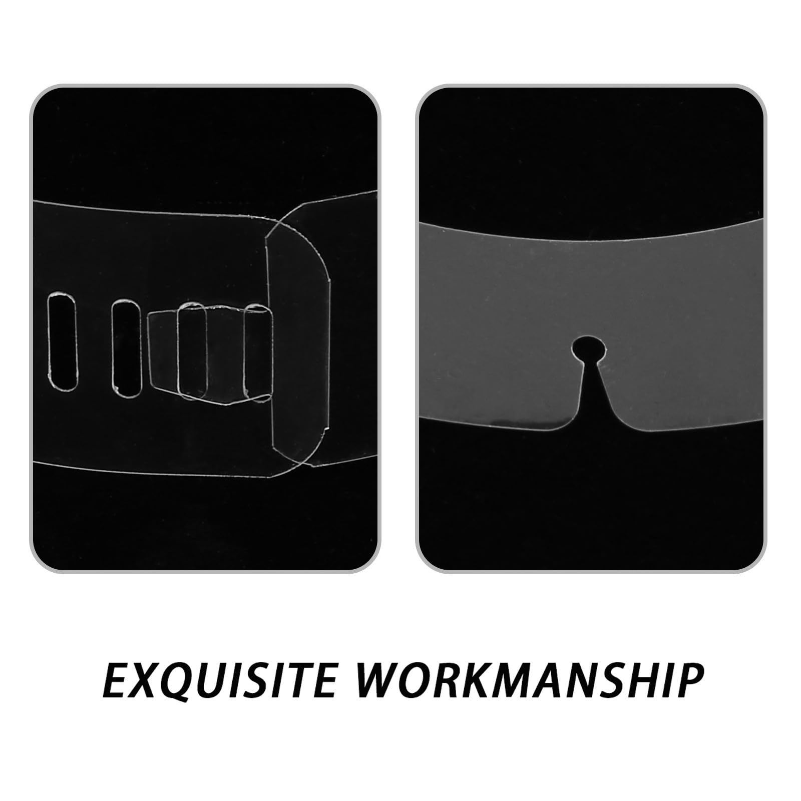 POPETPOP Tiras de Plástico para Fijar Collares para Cuello de Camisa 200 Herramientas Prácticas Evitan Deformación y Ajustables en Longitud en Entornos Profesionales y Eventos