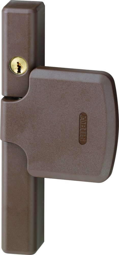 Abus 373954 - Manilla con cerrojo para ventanas | Bloqueo de 2 niveles, cierre diferente, para plástico, aluminio y madera, nivel de seguridad 10, incluye material de montaje
