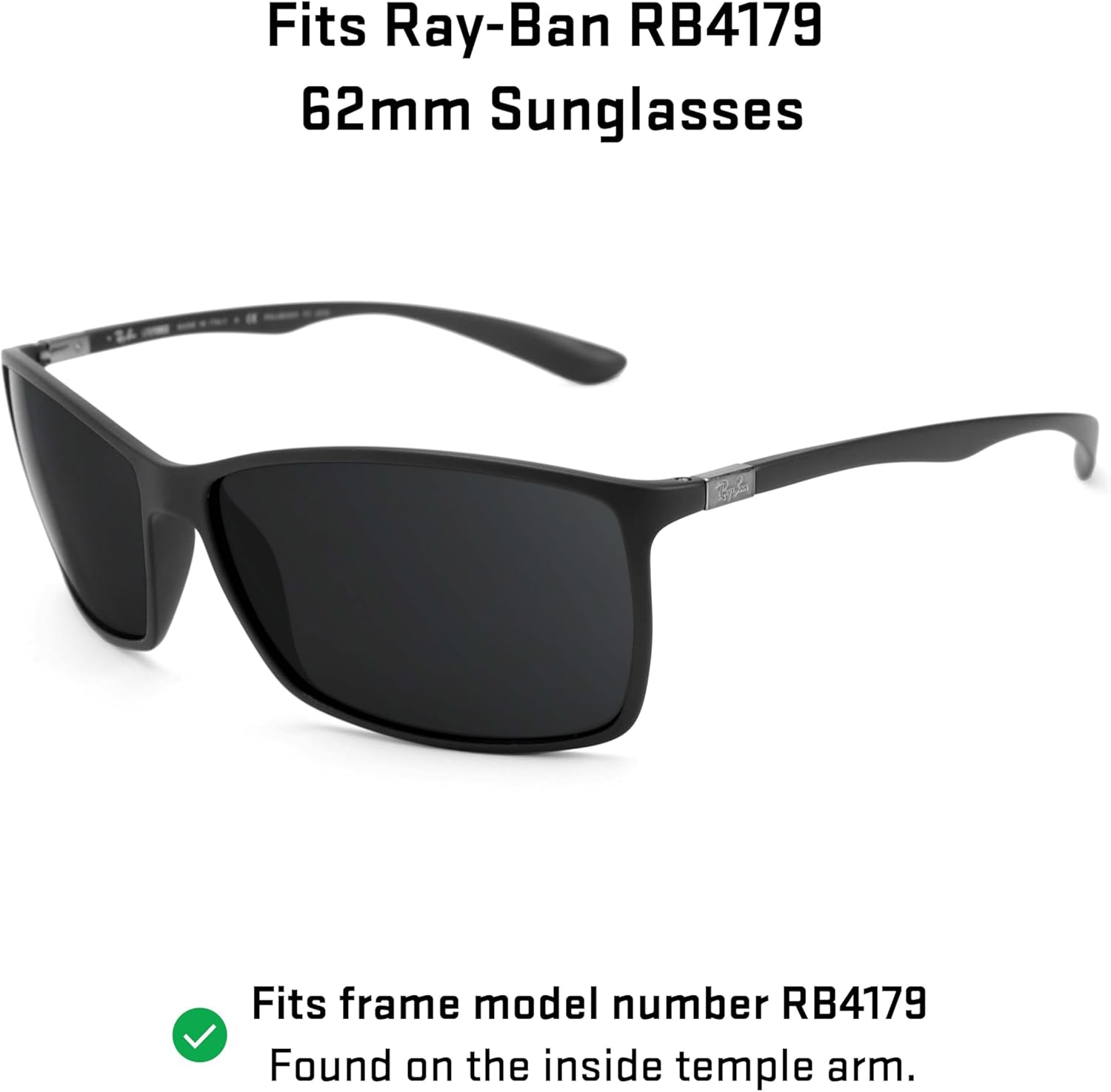 Revant Replacement Lenses for Ray-Ban RB4179 62mm