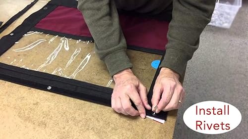 Miniatura 4 de Rollo de 25 yardas de vinilo reciclable multiuso supertransparente - Calibre 4, 25 yardas x 54 pulgadas. Duración extra. Perfecta para cierres