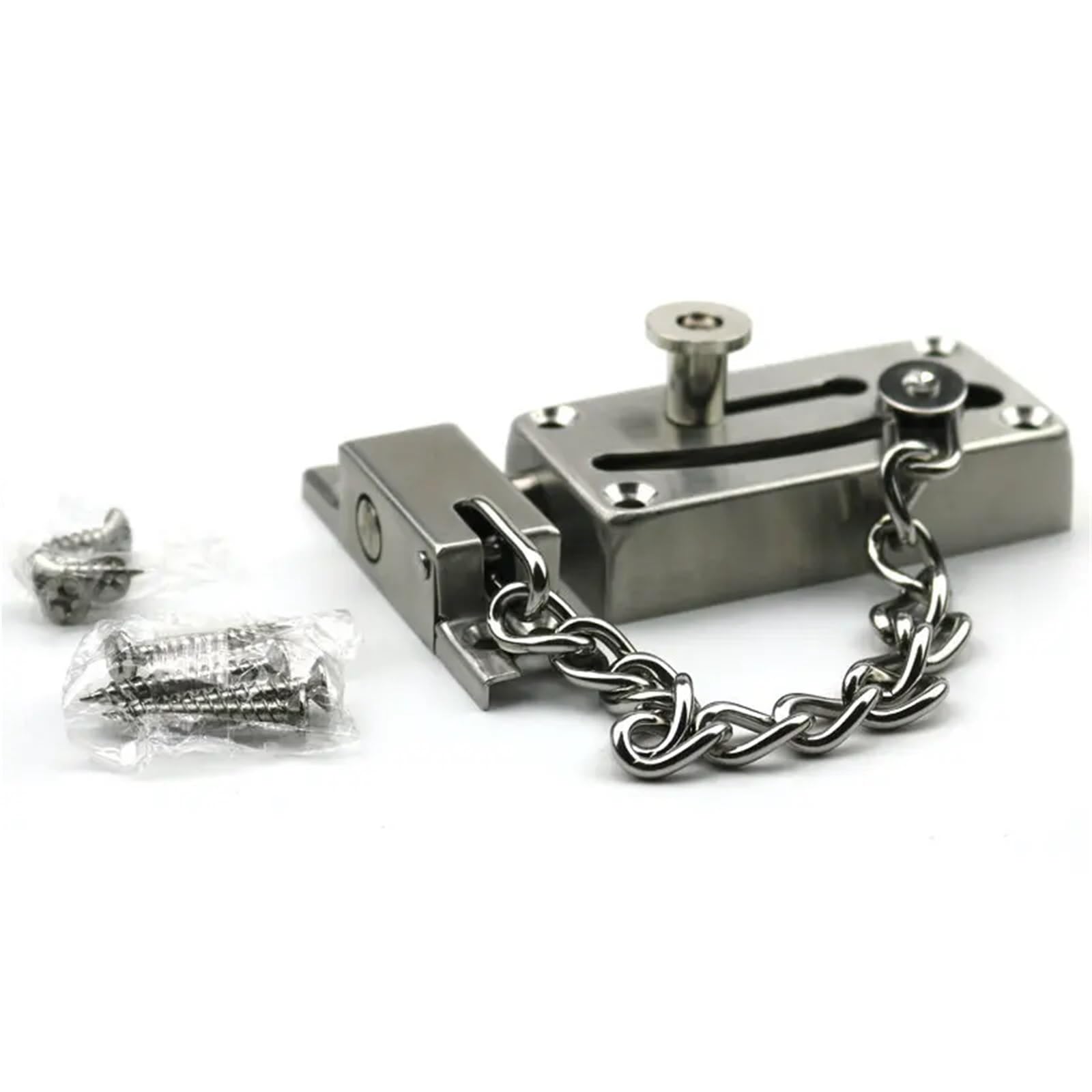 Boulon/loquet/serrure de chaîne porte en acier inoxydable, boucle sécurité 18 cm, for la famille Pour Porte