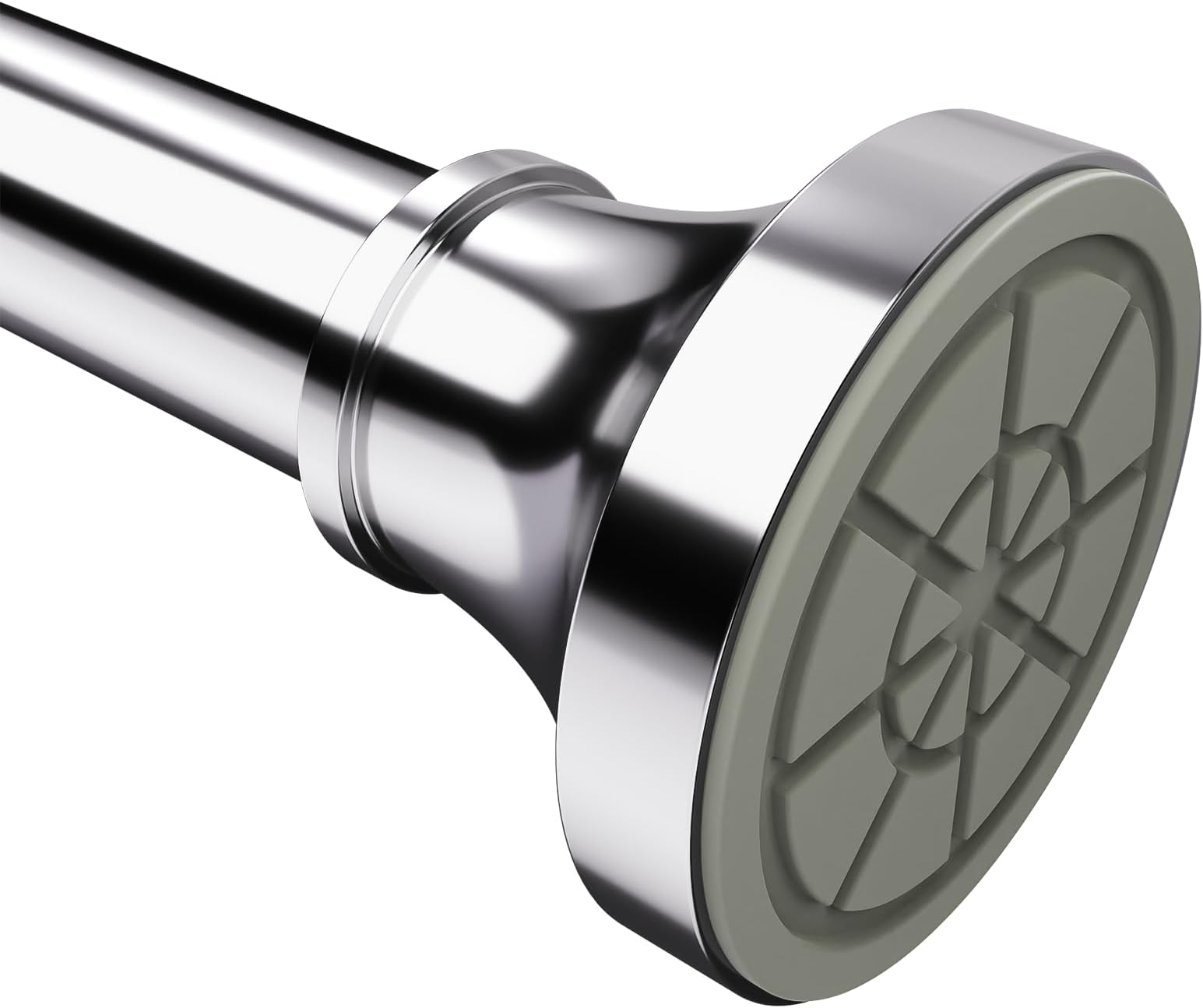 STARLATTA Adjustable Shower Curtain Rod 31-80 Inch, Never Rust Stainless Steel Silver Tension Rod, 1" Heavy Duty No-Drill for Bathroom, Kitchen & Closet