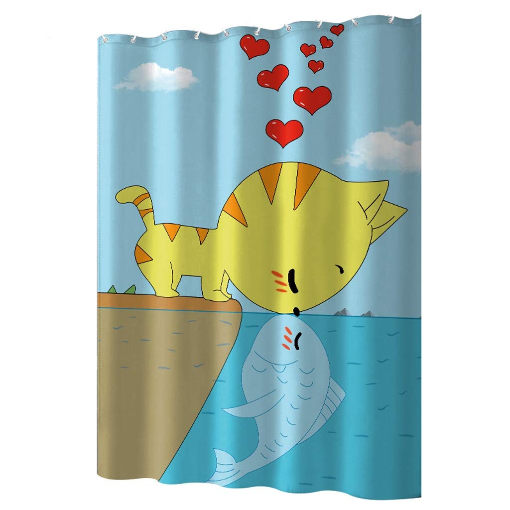 Rideau de douche tissu imperméable rideau de bain épais séparation douche 240x200