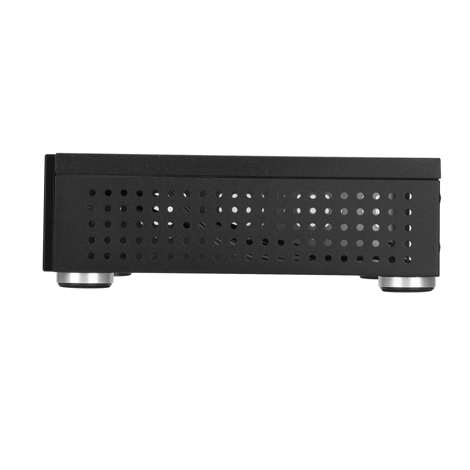 Mini ITX Desktop Computer Case, Desktop Case M AXT Gaming PC Case para Computadoras de Video Domésticas, Computadoras de Hotel, Terminales de Autoservicio, Buena Disipación de Calor