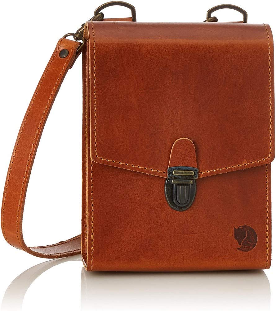 Fjällräven Singi Bino Bag, Unisex-Erwachsene Geldbörse, Braun (Leather Cognac), 24x36x45 cm (W x H L)