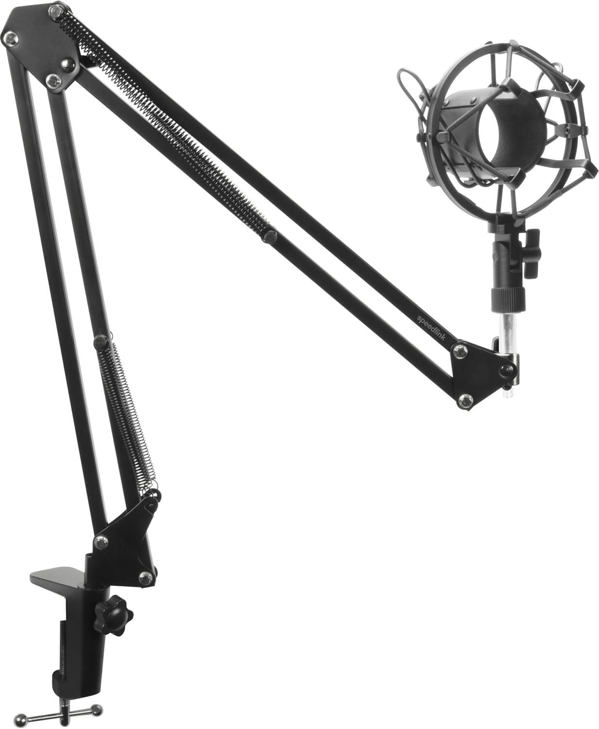 Speedlink VOLITY Streaming Accessory Set- Adjustable Swivel-Mount Microphone arm, Black