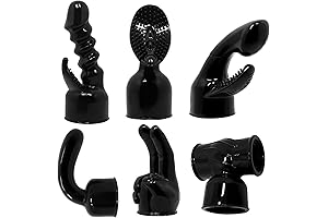 6 Pack Handheld Magic Wand Massager Attachments for Pain Relief