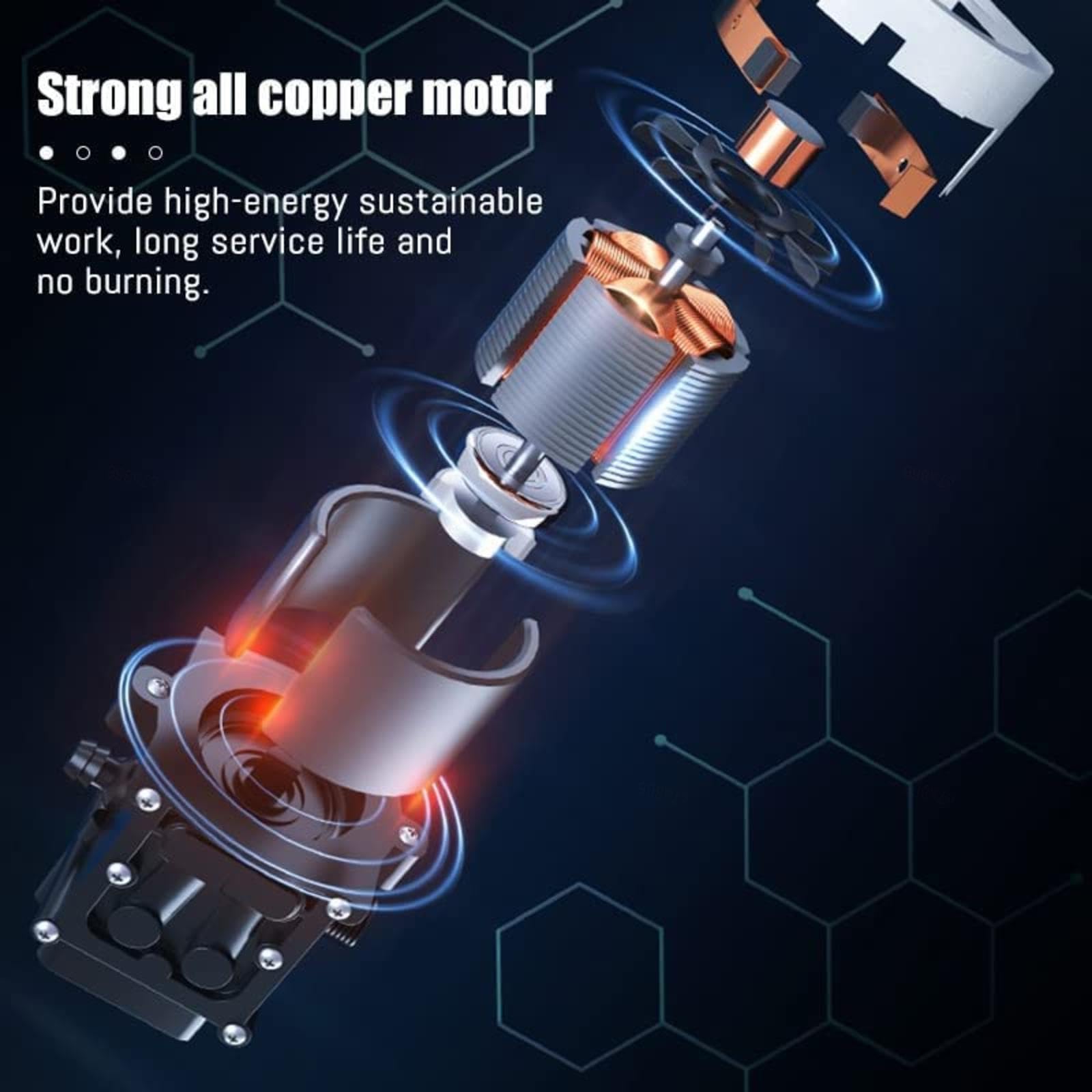 Carro con Pistola De Agua InaláMbrica, Potencia 600w, Dos BateríAs 24v1500mah Hidro Limpiador, Boquilla MultifuncióN Lavar El Suelo, Conozca Una Variedad De Limpieza