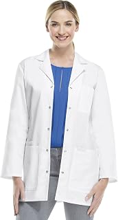 Cherokee Professionals Women Scrubs Lab Coats 32" Snap Front 1369