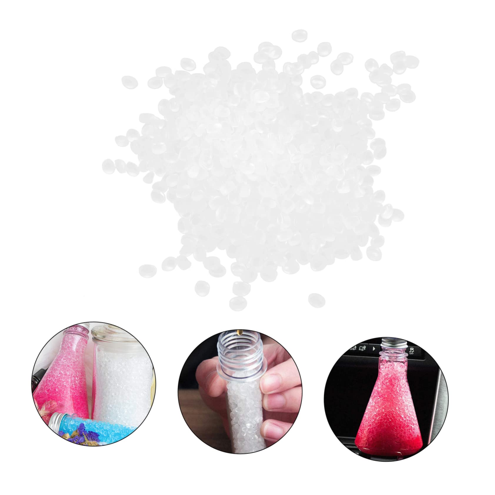 ULTECHNOVO Perle Eva senza Profumo 1 Sacchetto 1kg Materiale Flessibile per Deodorante Ambiente Fai da Te Adatto per Auto Interni Eliminazione Odori