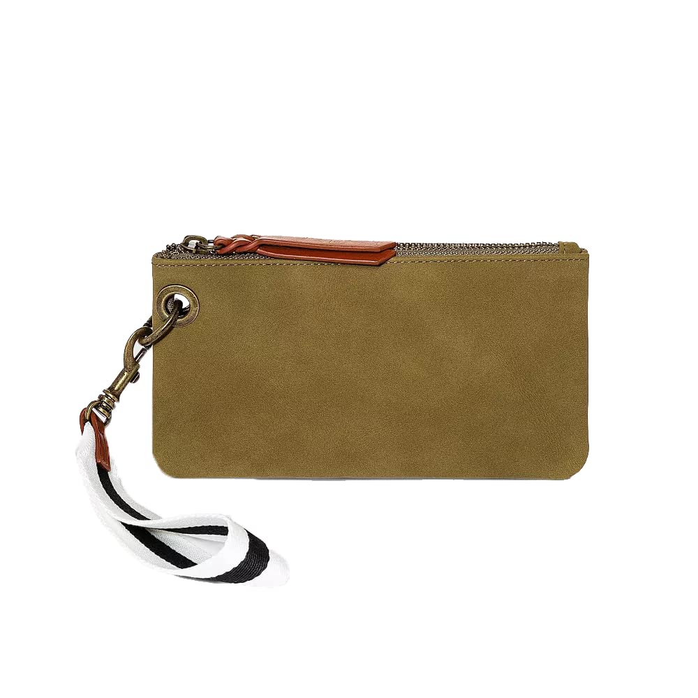 Universal Thread Zip Closure Wristlet - (Olive Green)